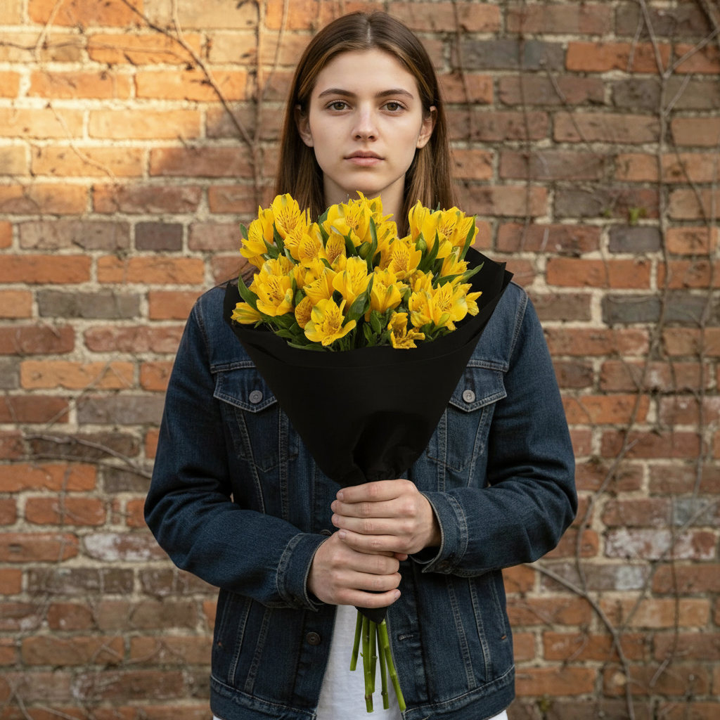 Yellow Alstroemeria