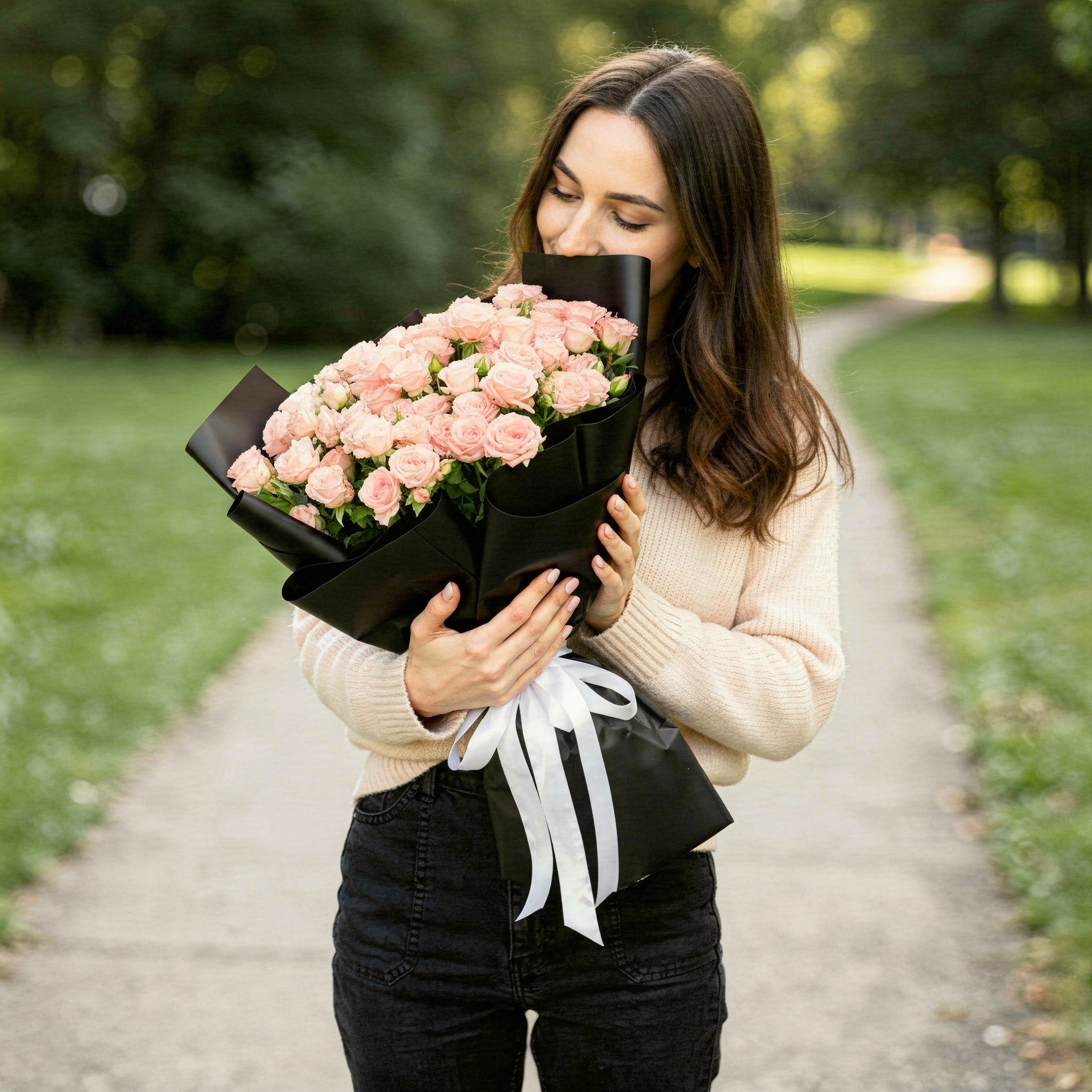 Pink Spray Roses