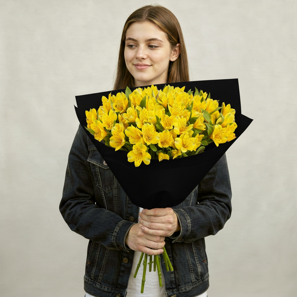 Yellow Alstroemeria
