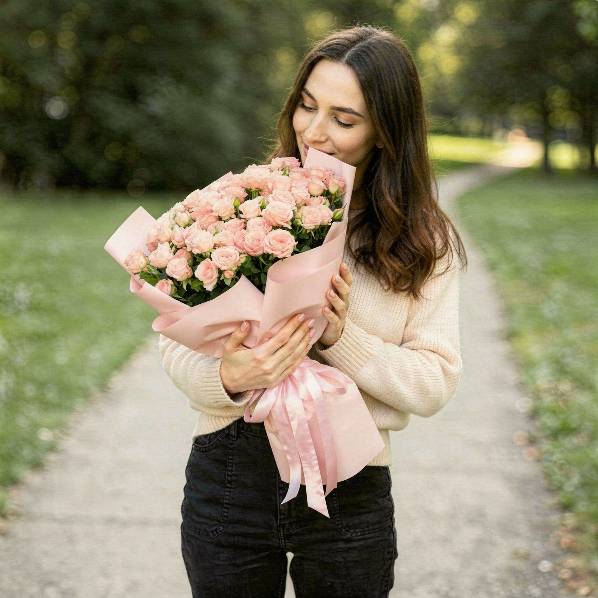 Pink Spray Roses