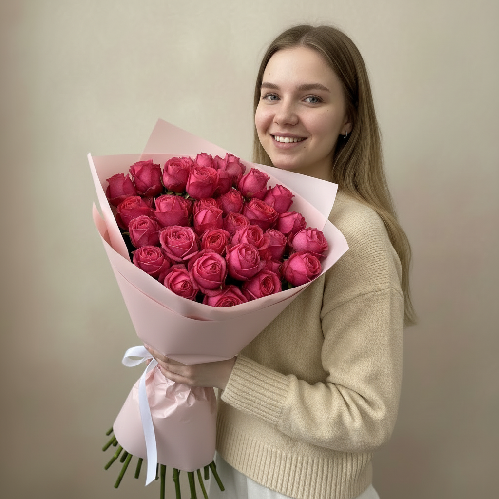 Peony-Style Spray Roses