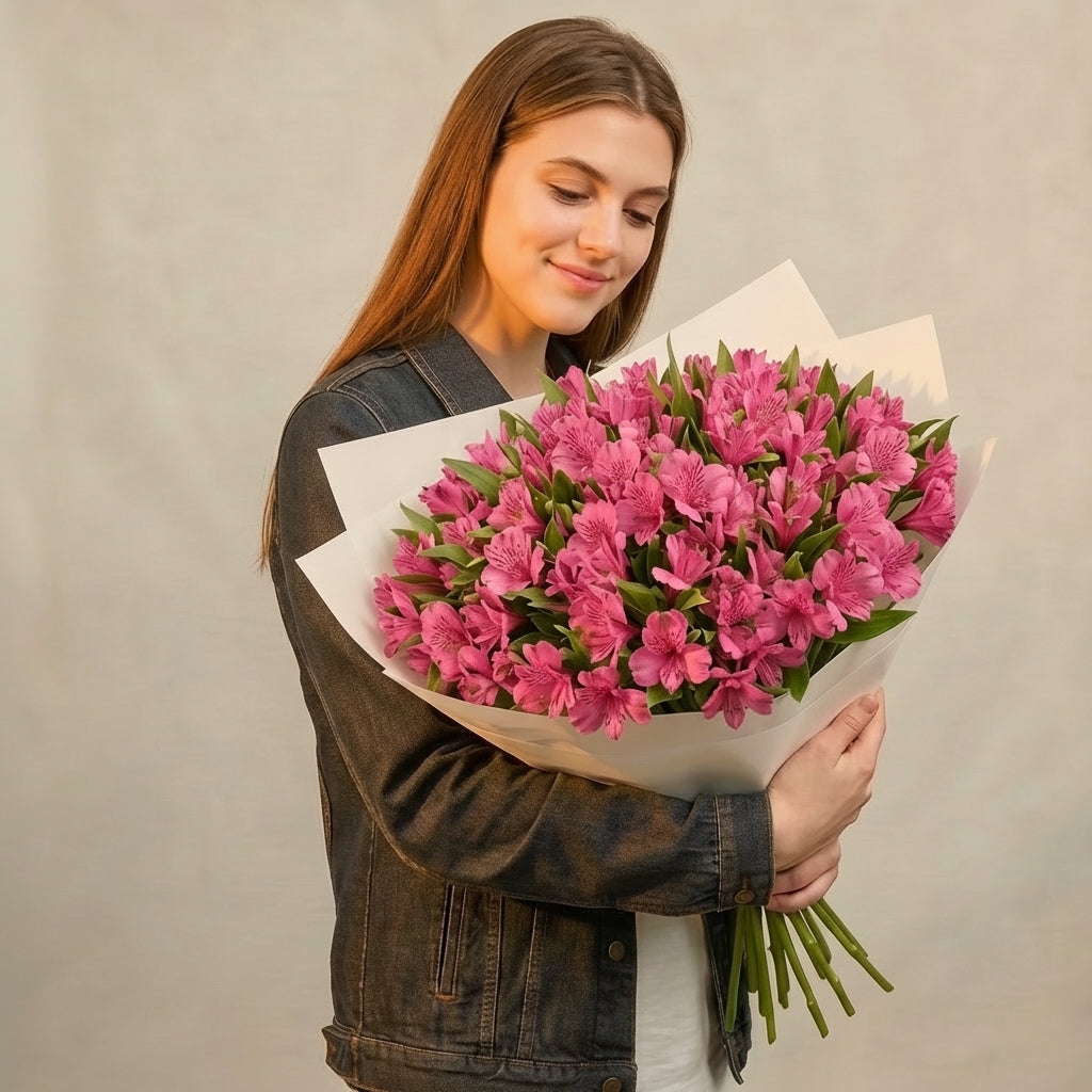 Pink Alstroemeria
