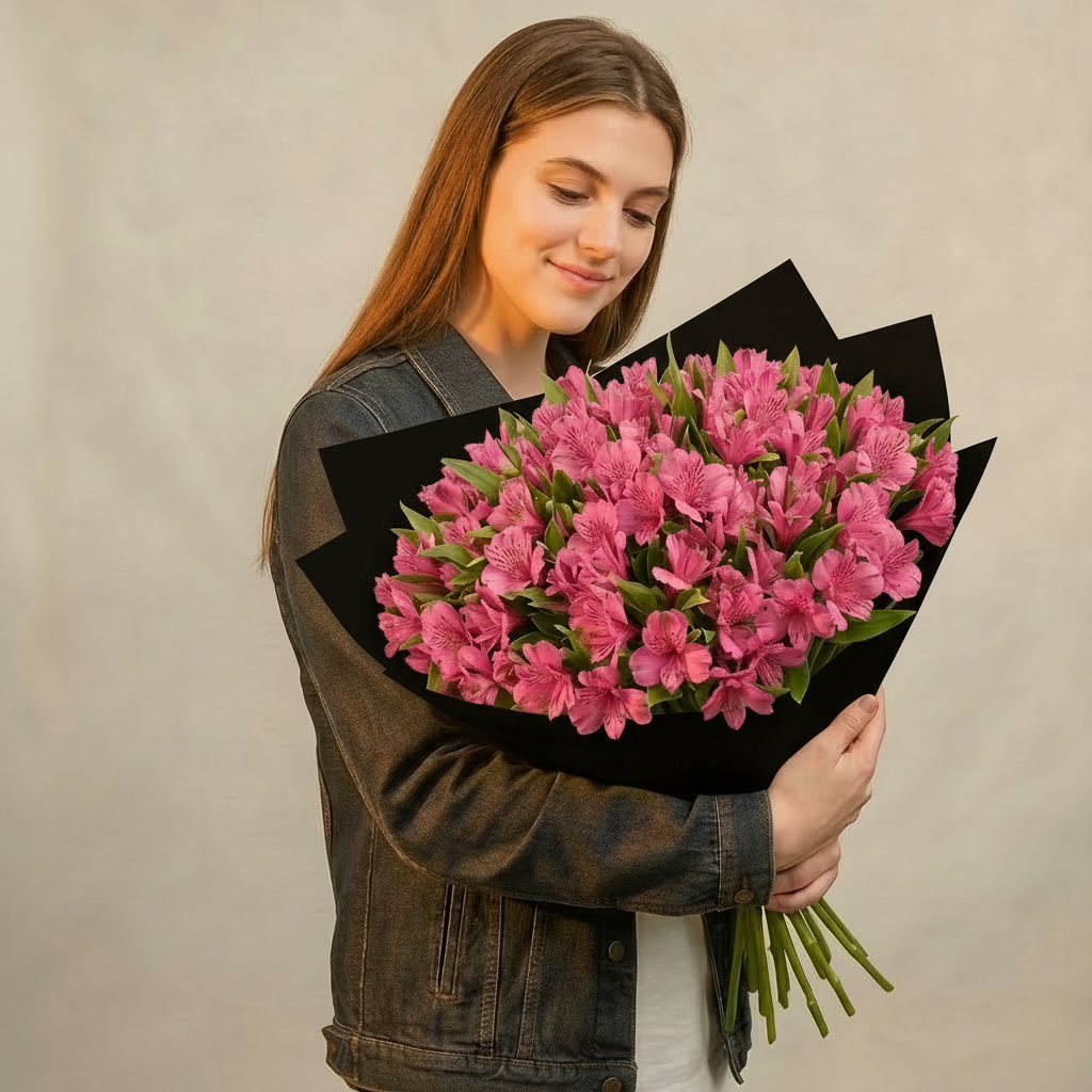 Pink Alstroemeria