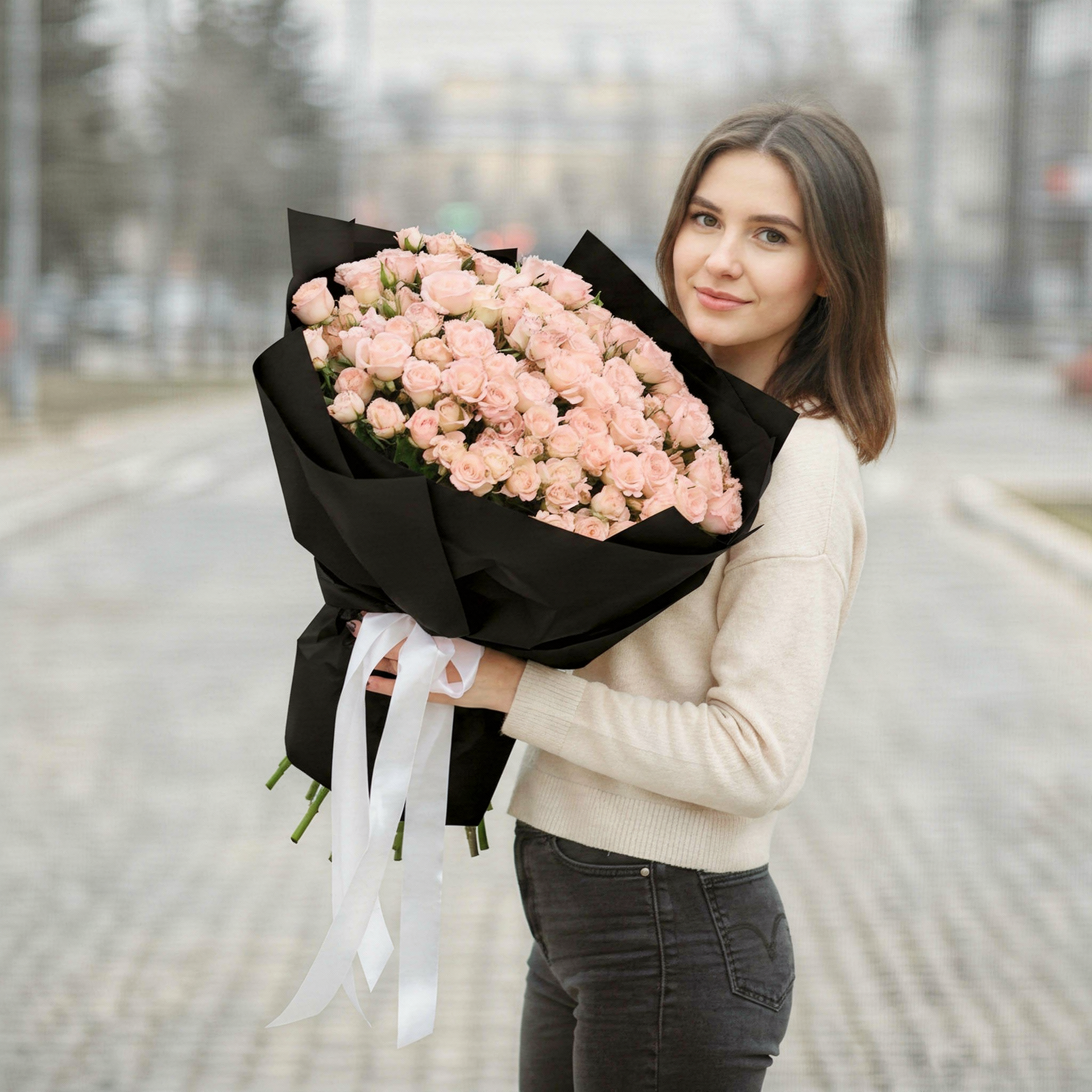 Pink Spray Roses