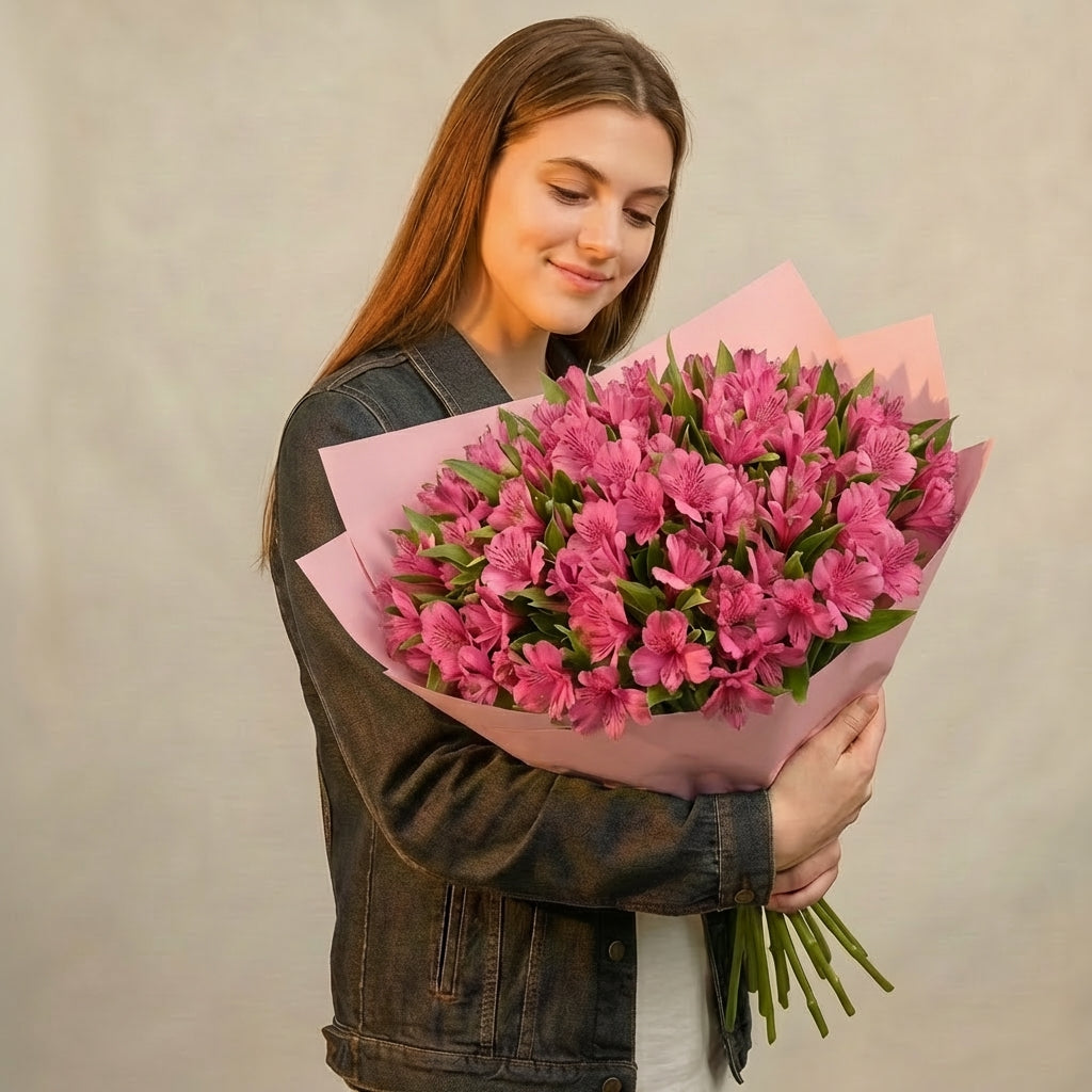 Pink Alstroemeria