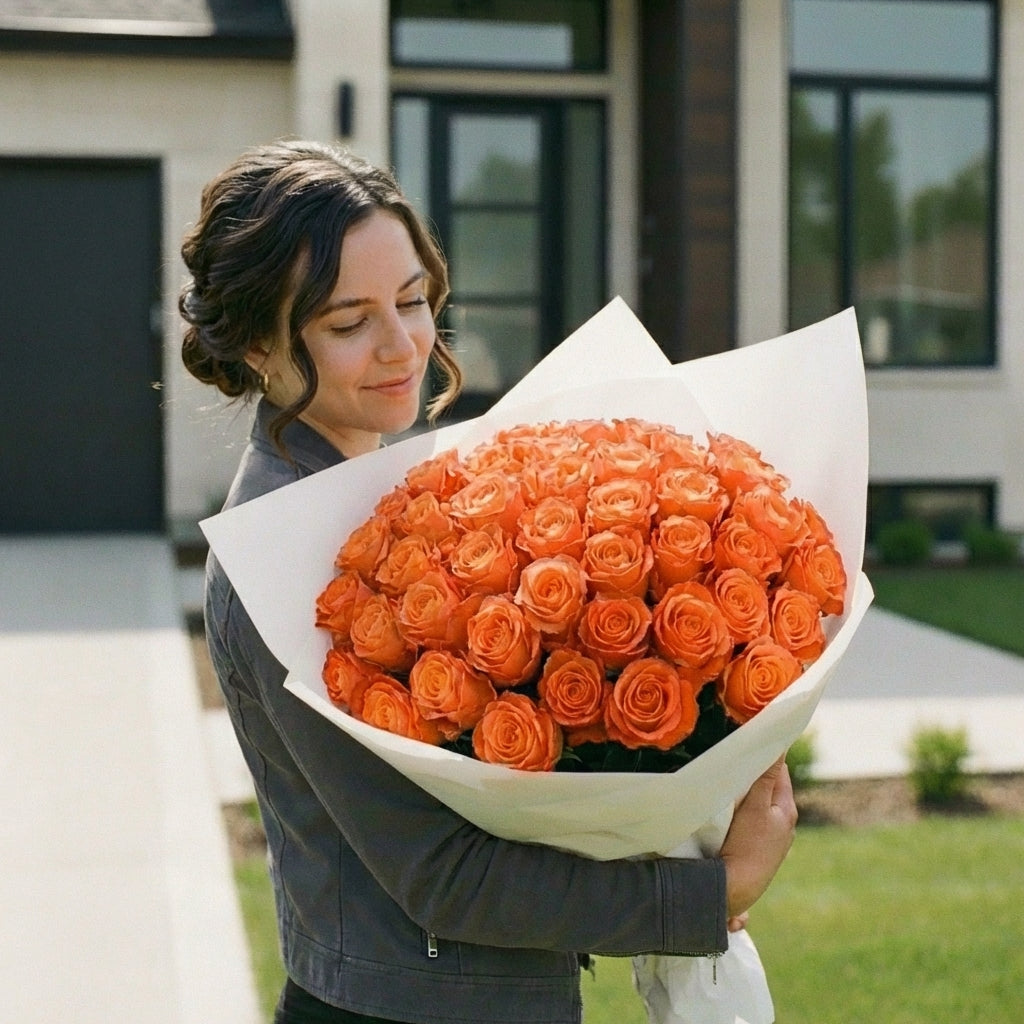 Orange Roses