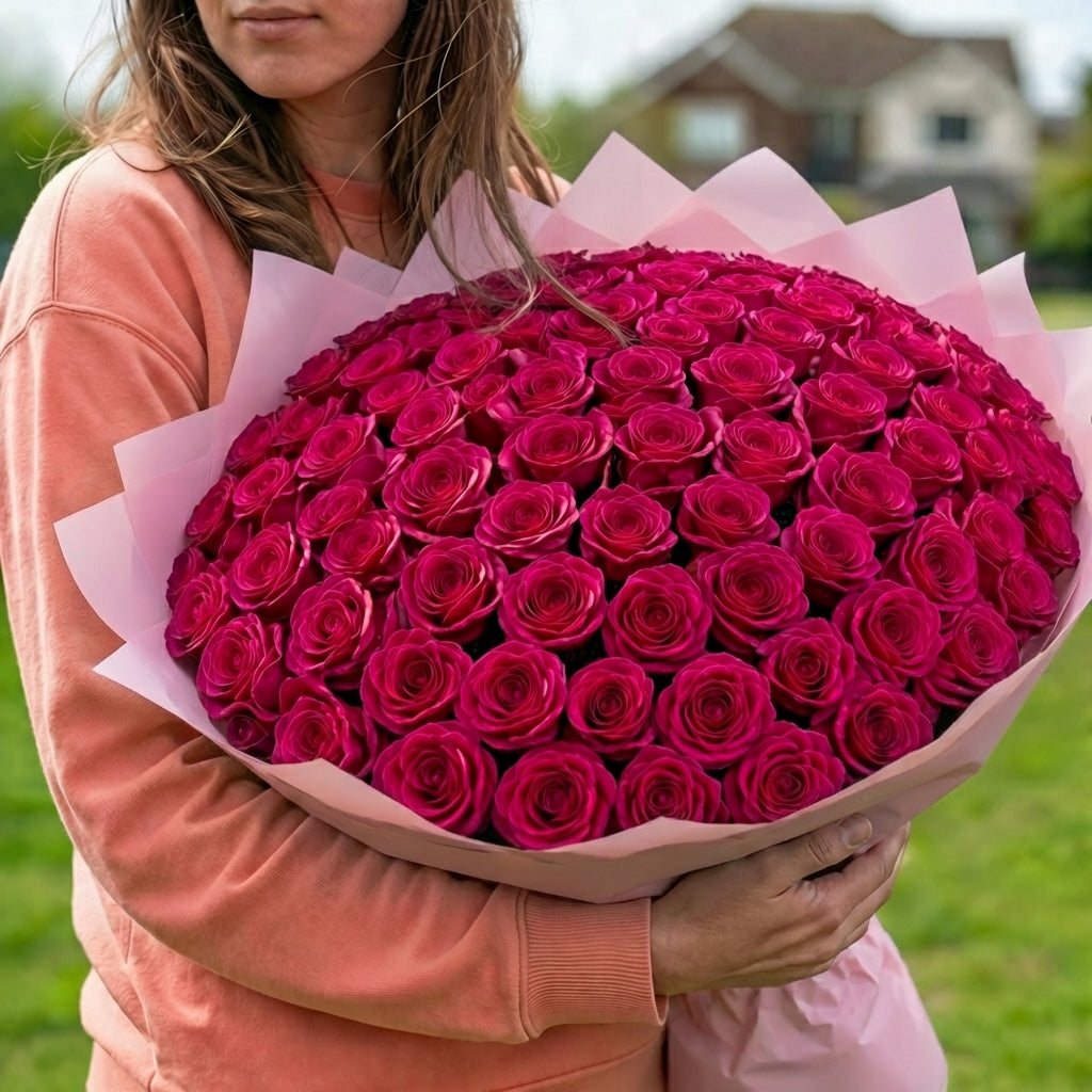 Dark Pink Roses