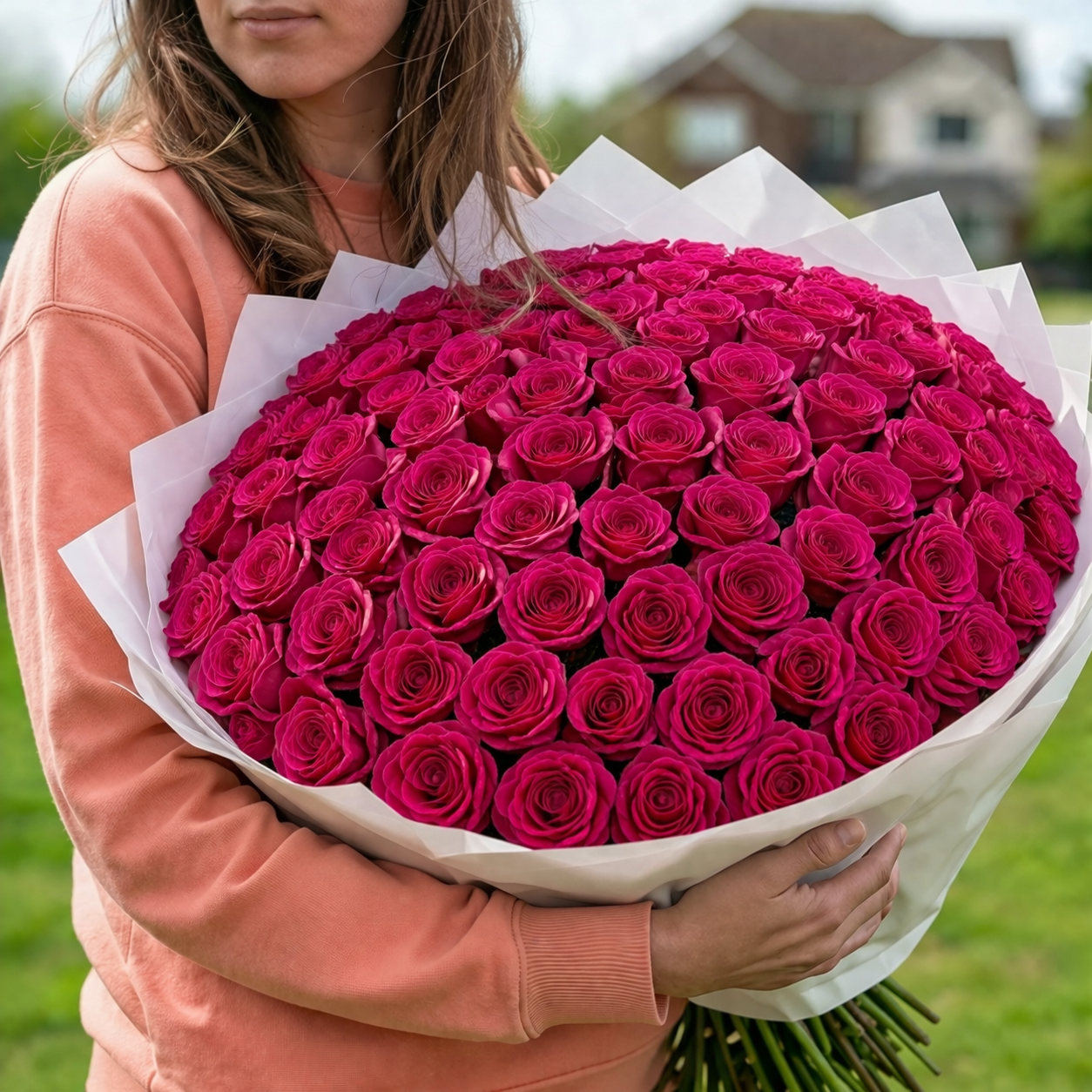Dark Pink Roses