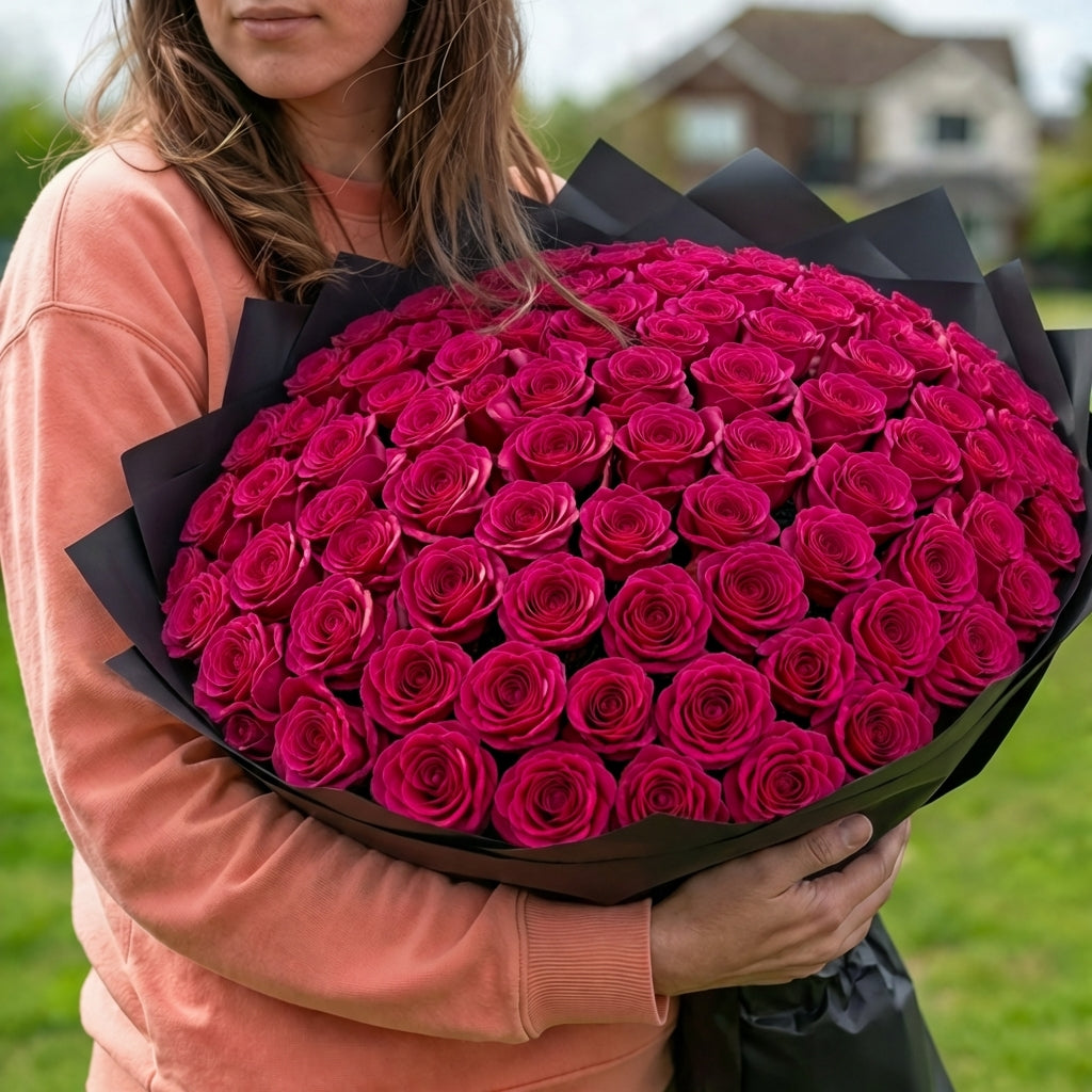 Dark Pink Roses