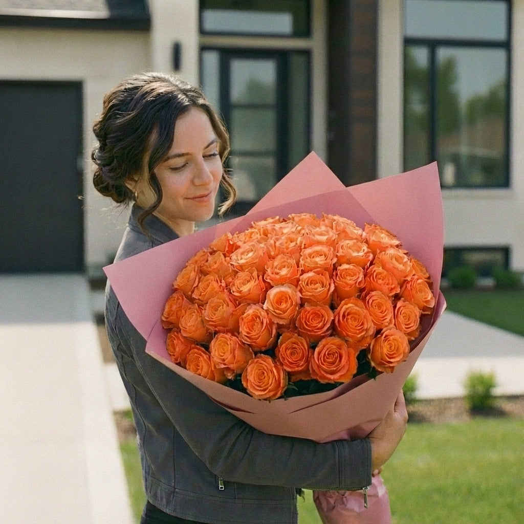 Orange Roses