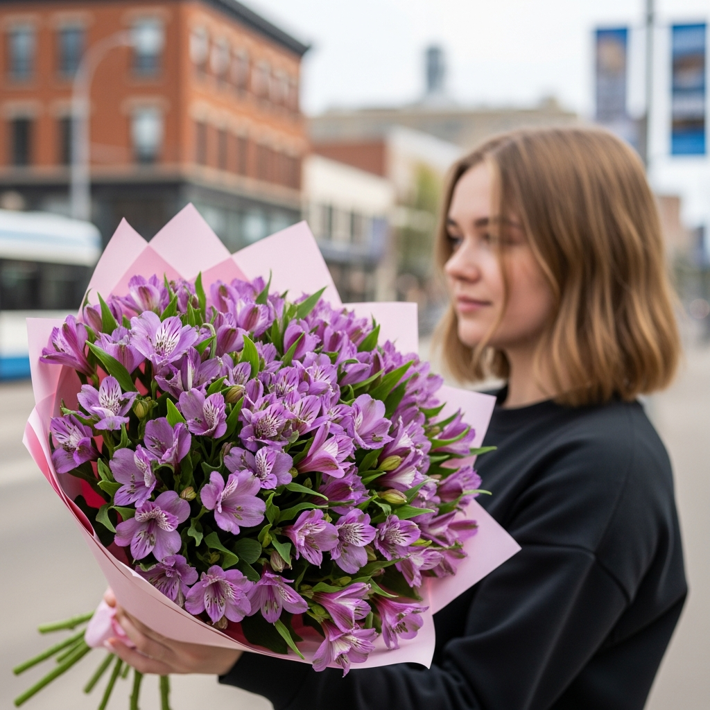 Lavender Alstroemeria