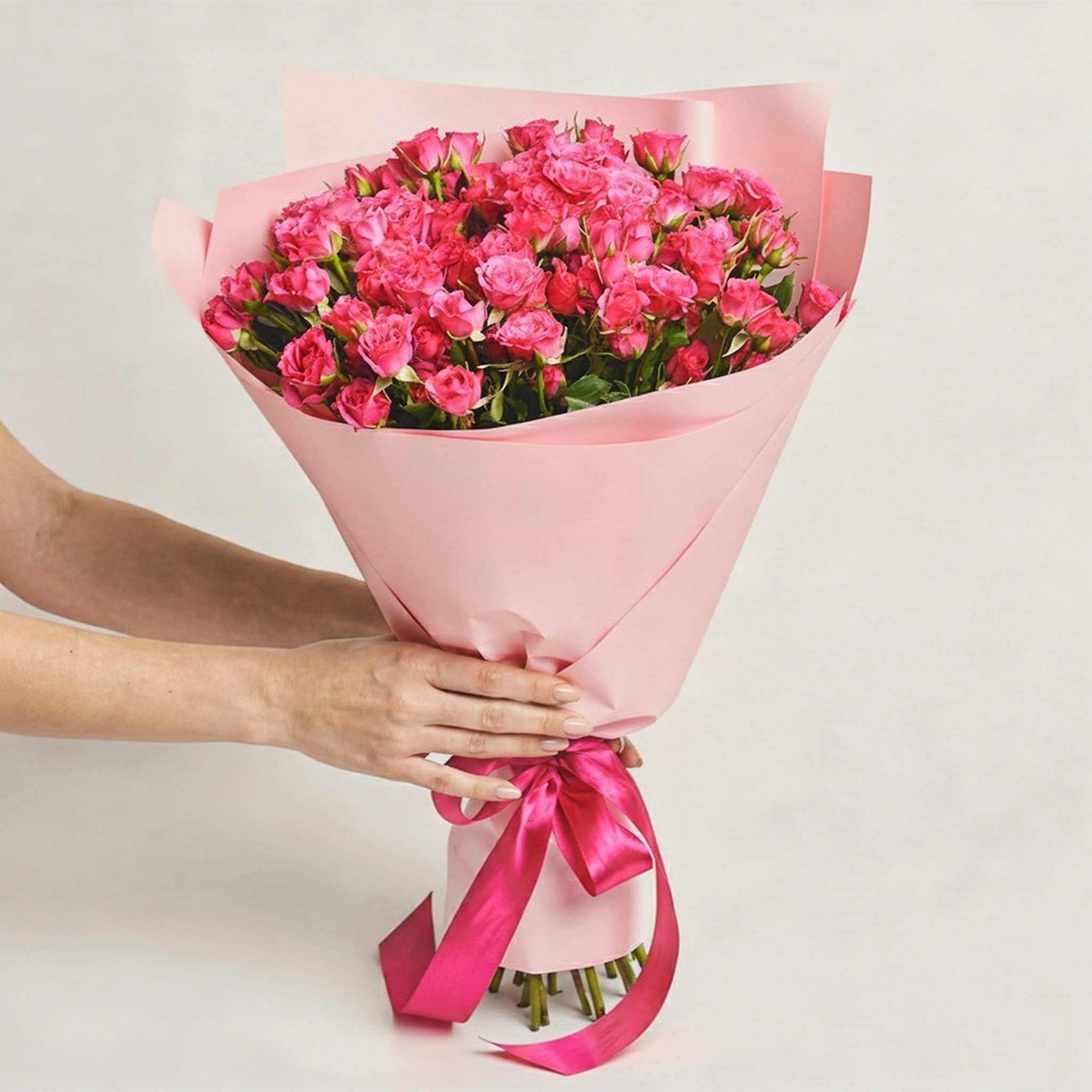 Pink Spray Roses